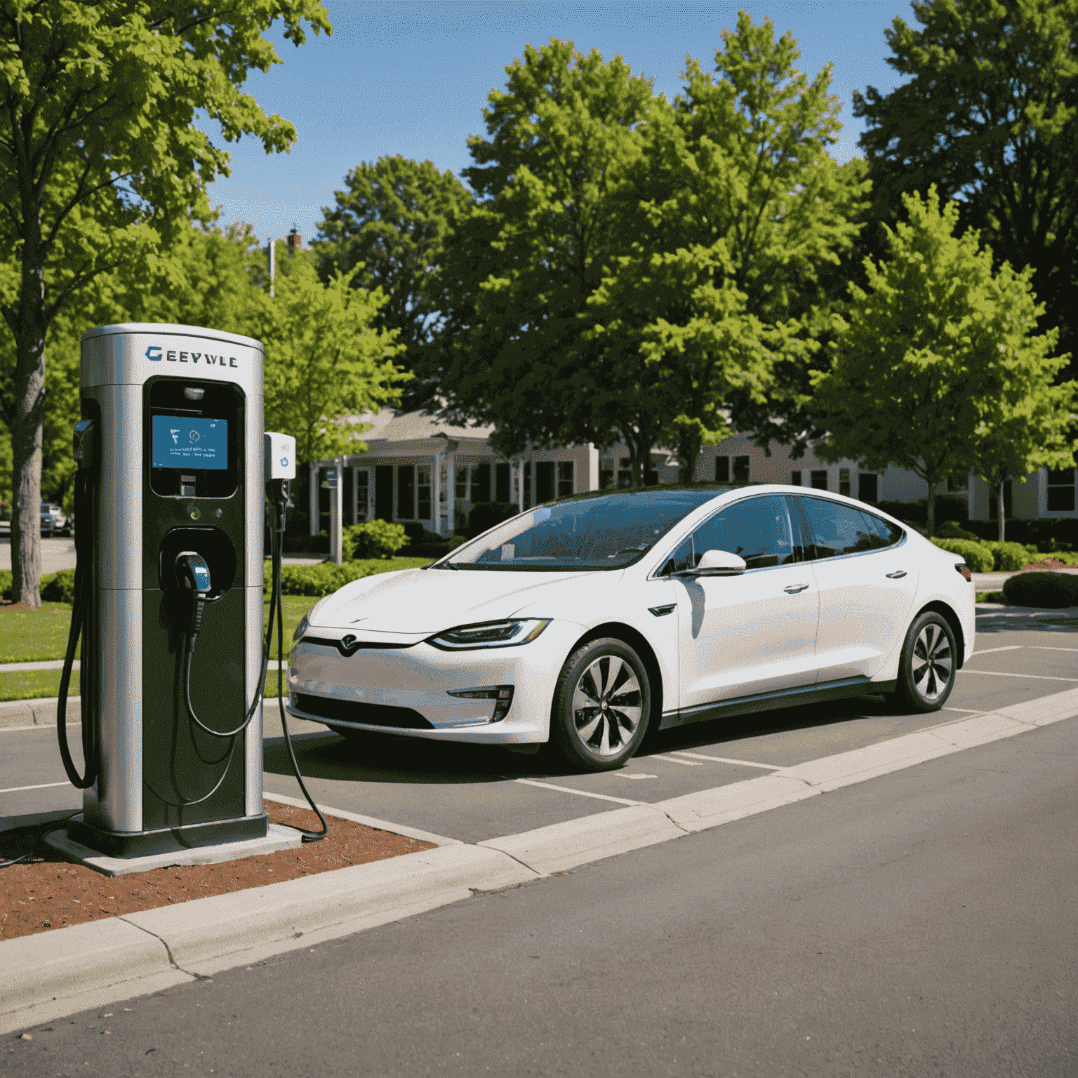 A detailed pricing chart showing different rates for EV charging, including peak and off-peak hours, and member discounts.